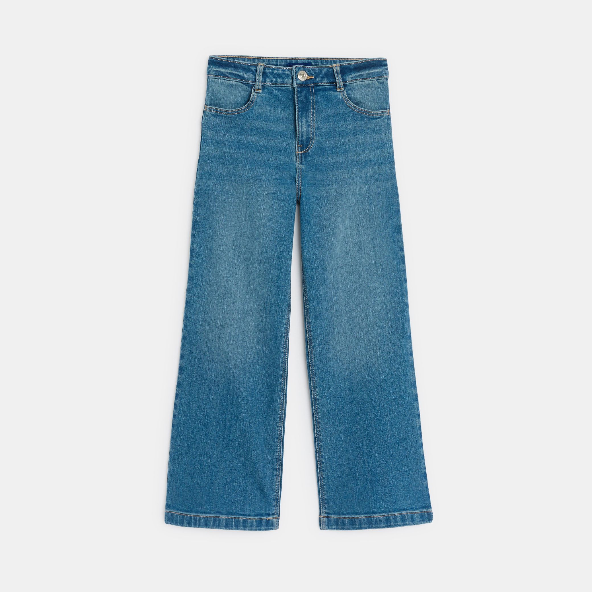 Quần jeans ống rộng cho bé gái